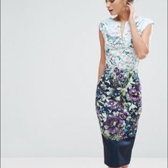 ted baker butterfly dress